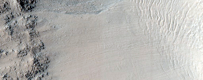 Crater with Steep Slopes
