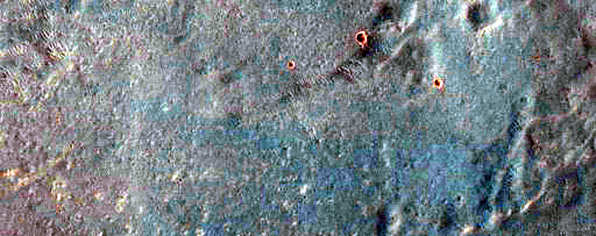 Terrain Northeast of Hale Crater
