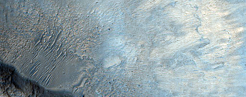 Well-Preserved Impact Crater
