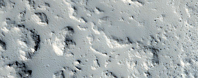Possible Gullies in Crater
