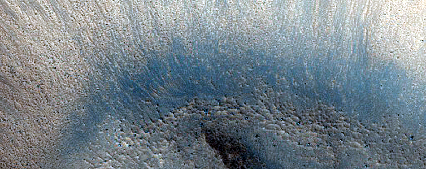 Well-Preserved Impact Crater
