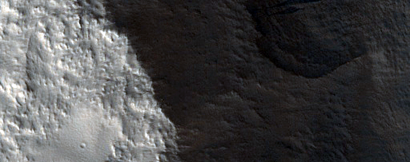 Ridges along Trough Wall in Acheron Fossae
