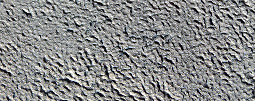 Crater with Concentric Crater Fill in Phlegra Region
