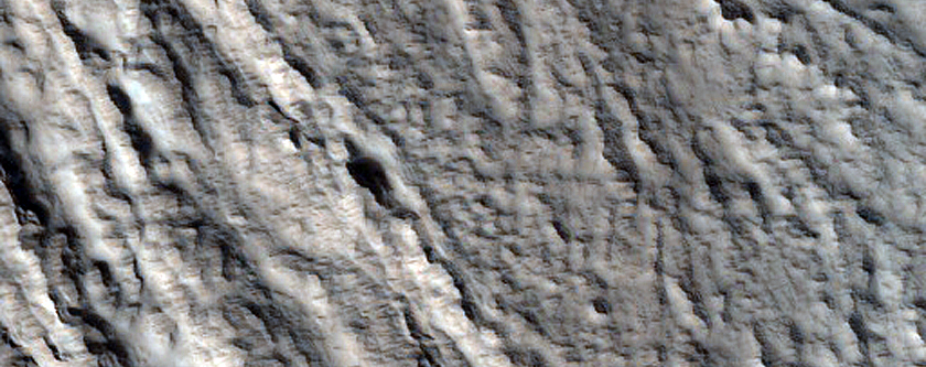 Coloe Fossae Lineated Valley Fill
