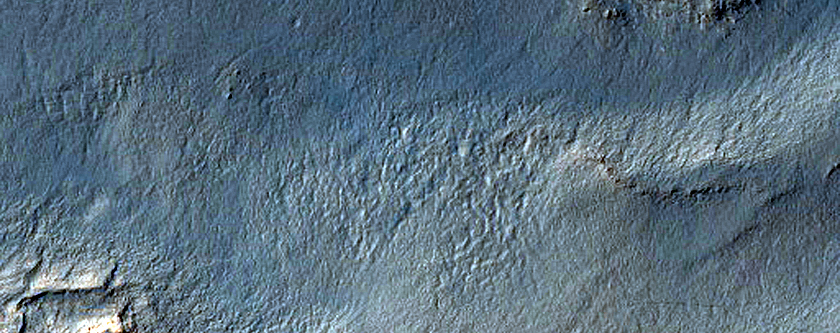 Margin of Flow in Galle Crater
