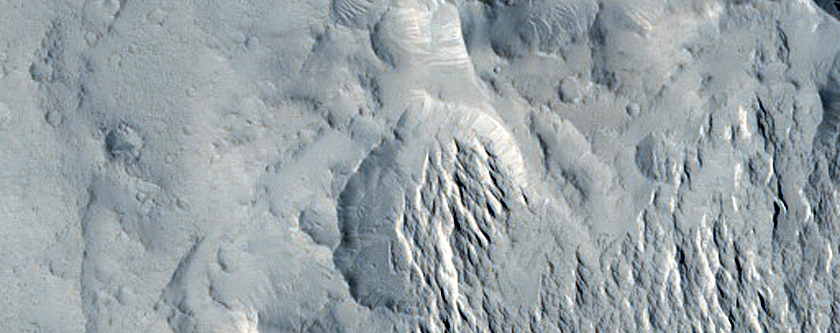 Filled Crater Near Lucus Planum
