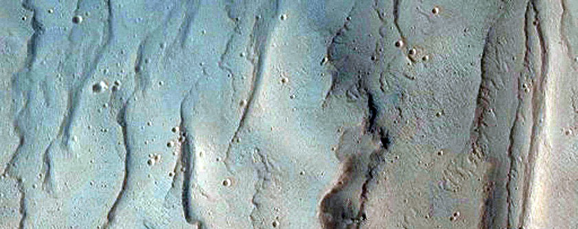 Candidate Paleobedforms South of Coprates Chasma
