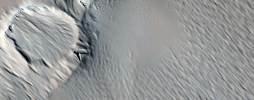 Cratered Cones Near Pavonis Mons
