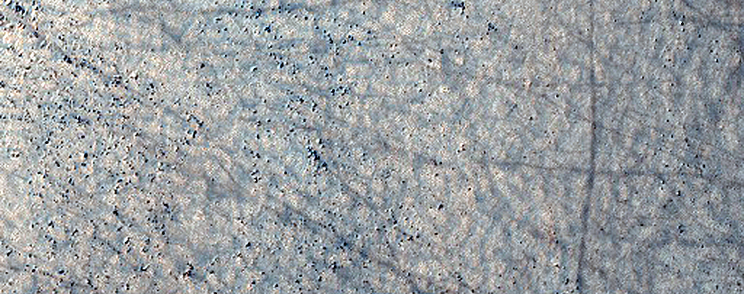 Compositionally Interesting Crater Wall in Terra Sirenum
