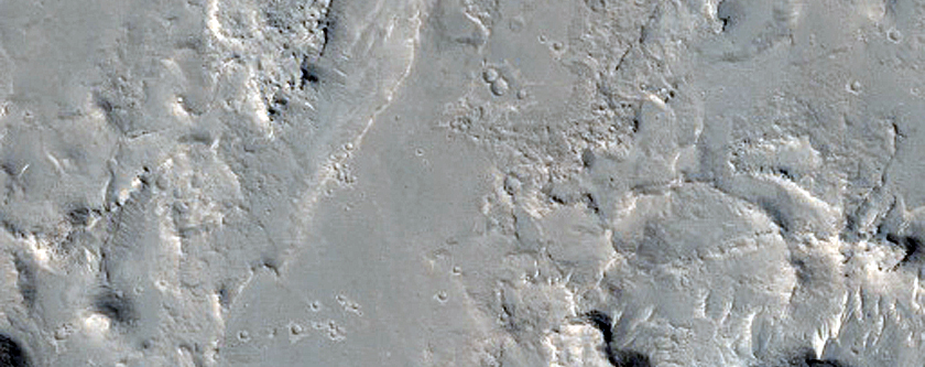 Ridges in Elysium Planitia
