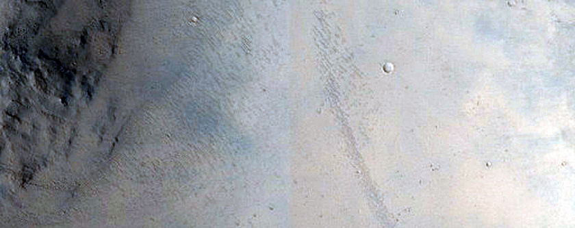 Crater with Central Mound in Terra Sabaea
