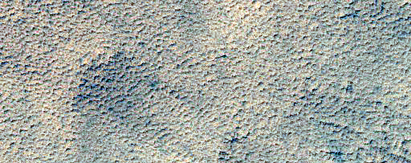 Exposure of South Polar Layer Deposits

