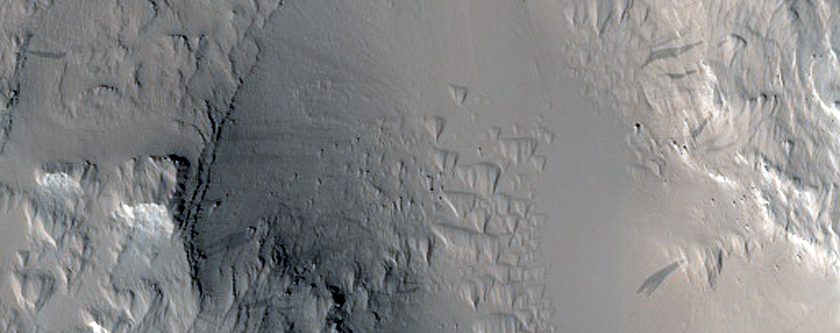 Layers in Janssen Crater
