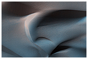 Hanging Sand Dunes within Coprates Chasma