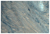 Bedrock Exposures in Eos Chasma
