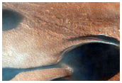 Cambios en las dunas de Chasma Boreale