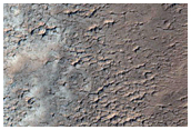 Το άκρο του κρατήρα στην Καλδέρα του Απόλλωνος (Apollinaris Patera)