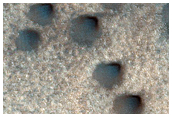 Interessante Dünenformen in der Polarregion des Mars