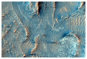 Mögliches Erkundungsgebiet für Mars 2020 in der Nähe des Jezero-Kraters