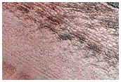 Exposure of North Polar Layered Deposits
