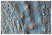 Deposits in Crater in Utopia Planitia
