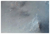Mass Wasting Area in Evros Vallis
