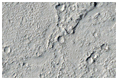 Chevrons on Lava Surface in Marte Vallis
