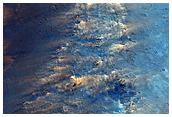 Crater Wall Near Mawrth Vallis
