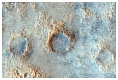 Crater in the Northeast Acidalia Planitia West of Davies Crater
