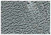 Small Ice-Filled Crater on North Polar Layered Deposits
