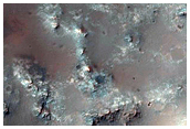 Monitor Dunes and Dark Material in Southwest Dawes Crater
