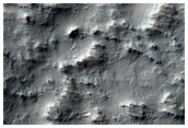 Rocky Deposits on Crater Floor
