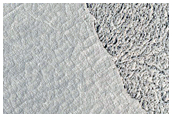 Disrupted Lava Surface in Distal Athabasca Valles
