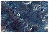 Scoured Terrain in Elysium Planitia Region
