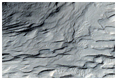 Layers Exposed in Buttes in Aeolis Region
