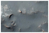 Light-Toned Material in Tyrrhena Terra

