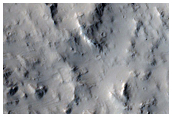 Impact Crater on Lava Flow Front in Amazonis Planitia
