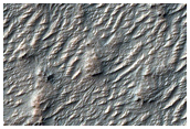 Ridges in Terra Sabaea
