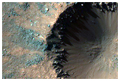 Rayed Crater with Blocky Ejecta
