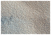 Lobate Ejecta Blanket from North Polar Crater
