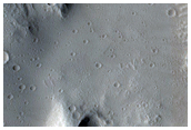 Rim of Crater in Mareotis Fossae Region
