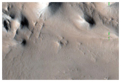 Crater South of Acheron Fossae
