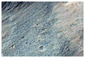 Light-Toned Unit along Coprates Region Wallrock

