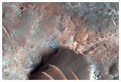 Landforms Northwest of Herschel Crater