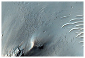 Crater in Tyrrhena Terra
