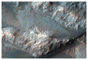 Terrain in Juventae Fons
