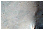 Ejecta from Small Fresh Crater
