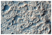 Flow Feature Leaving Palos Crater
