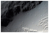 Crater on Lava Flows
