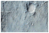 Intra-Crater Landslides Southeast of Isidis Planitia
